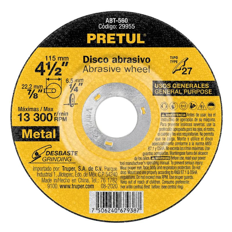 Disco-Desbaste-Metal-7-8-X-4-1-2-X6.2Mmpretul