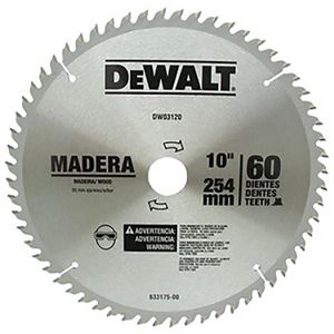 Disco Sierra Corte Madera 10" 60D Dewalt - DEWALT