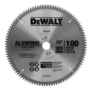 Disco Sierra P/Corte Aluminio 12" 100D Dewalt - DEWALT