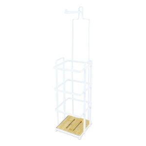 Dispensador D/Papel Higienico Blanco - BATH BLISS
