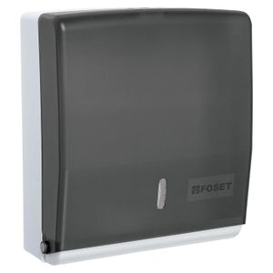 Dispensador de ABS para toallas de papel, humo - FOSET