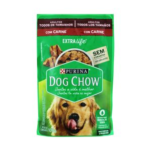 Dog Chow Adultos T/ Tamaos Carne 100G - DOG CHOW