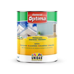 Elastocryl Optima Blanco Lt - PINTURAS UNIDAS