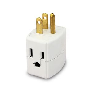 Enchufe 3 Salidas Blanco - BLITZ