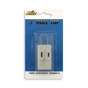 Enchufe 3 Salidas Blanco Blitz - BLITZ