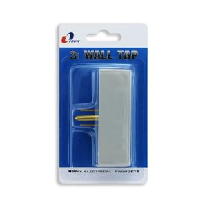 Enchufe 3 Salidas Gris Blitz - PROW