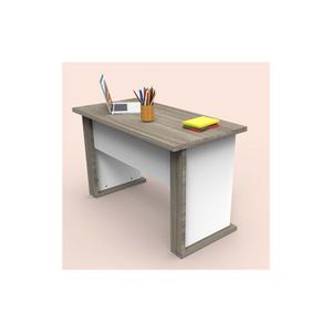 Escritorio 120 Genesis Humo - MUEBLE FACIL