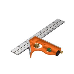 Escuadra 7" de combinación con punzón para marcar - TRUPER