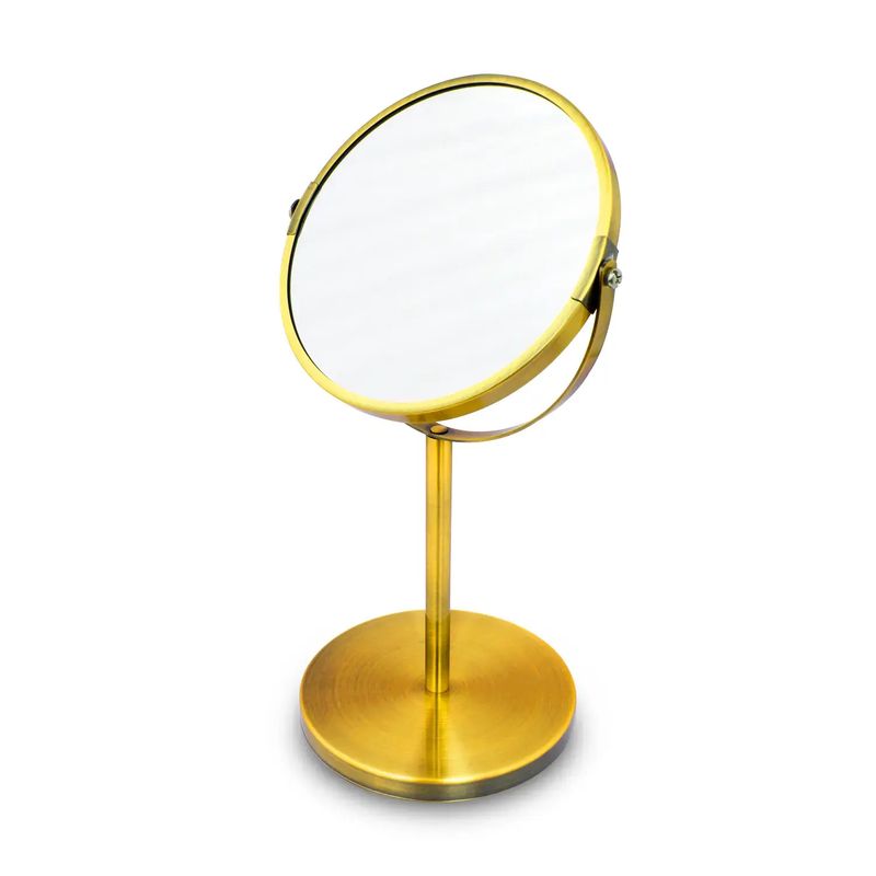 Espejo-doble-redondo-de-17-cm-con-opcion-abatible-de-espejo-con-reflejo-aumentado-X2--mas-cerca-