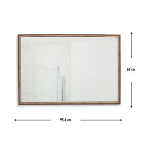 Espejo D/Pared Metalico 65X95,6 Caf - K HOME