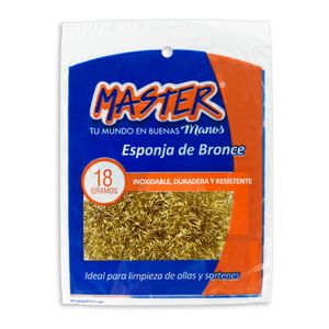 Esponja D/ Bronce Master Brill 18Gr - MASTER BRILL