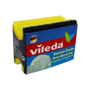 Esponja D/ Cocina Antibacterias 1Uni Vileda - VILEDA
