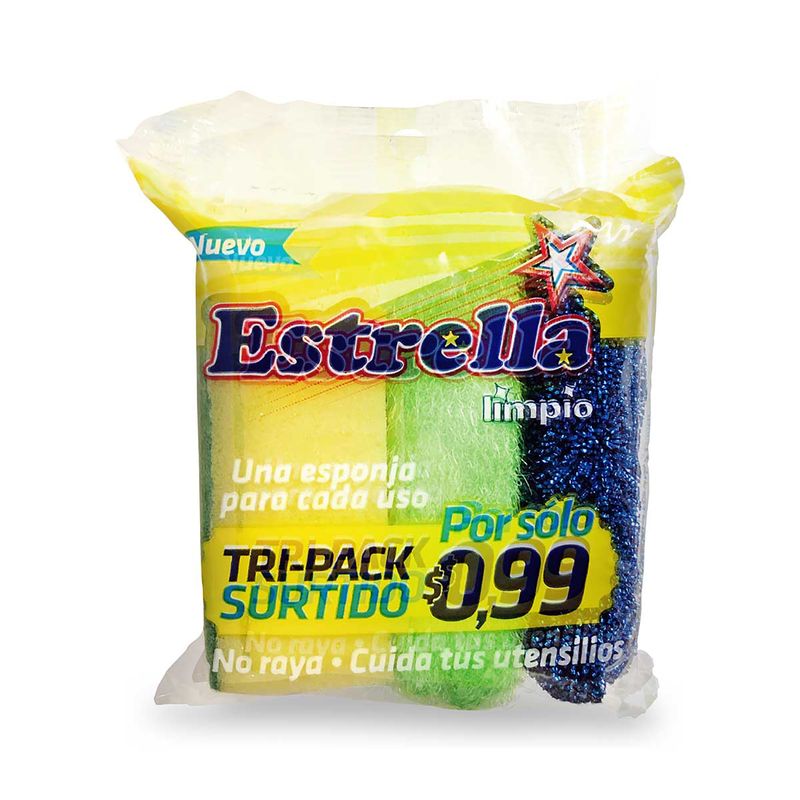 Esponja-Tripack-Surtido-Estrella
