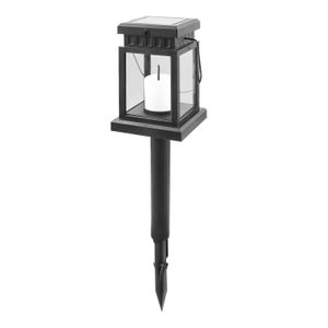 Estaca Solar P/Jardin Linterna Negra - WRT