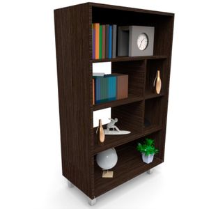 Estante Versatil Wenge 60X102X30 - MUEBLE FACIL