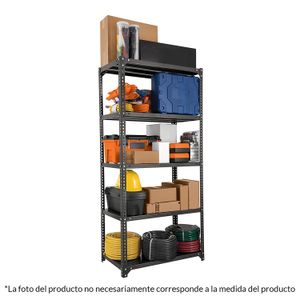 Estante metálico 5 repisas capacidad 80 kg - TRUPER
