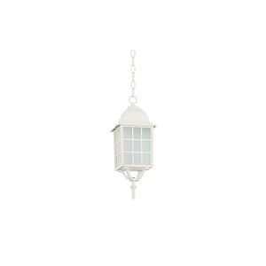 Farol Colgante Cuadr 1L Blanco 2088-1 Blitz - IKE LITE