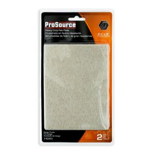 Fieltro Rectangular 4 1/2X6 Beige 2U Adhesi - PROSOURCE