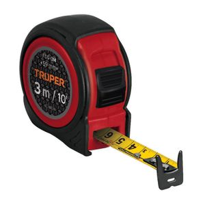 Flexómetro compacto contra impactos 3 m cinta 16 mm - TRUPER