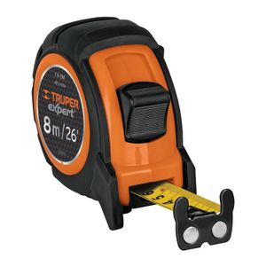Flexómetro industrial contra impactos 8 m cinta 25 mm - TRUPER