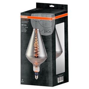 Foco Filamen Vaso Black 5W 1800K Ledvan - LEDVANCE