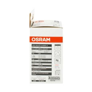 Foco Led Value A60 9W 6500K L/Bl Ledvanc - OSRAM