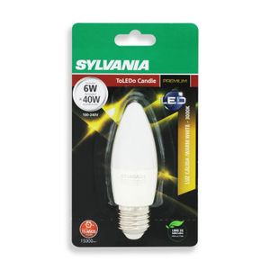 Foco Led Vela 6W L/Ama 3000K Froster Sylvan - SYLVANIA