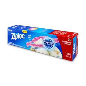 Fundas Ziploc Grande P/Guardar Alimentos20Bols - ZIPLOC