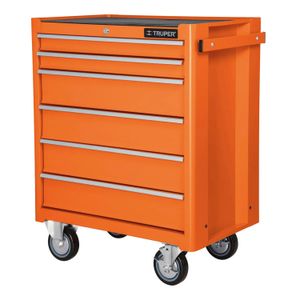 Gabinete metálico móvil, 6 cajones, capacidad 130 kg - TRUPER
