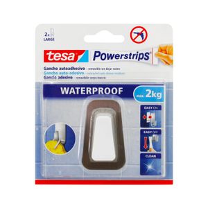 Gancho Adhesivo Gris Blanco 2Kg - TESA