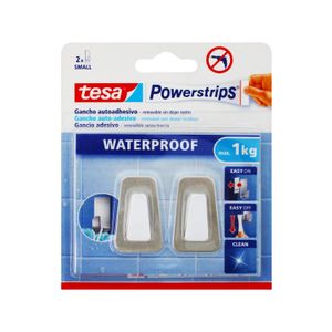 Gancho Adhesivo Gris Blanco 2Und 1Kg - TESA
