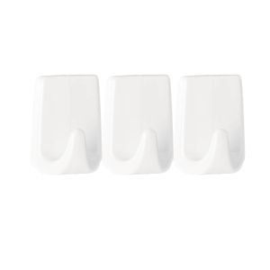 Gancho Permanente Rectang S Blanco X3Un - TESA