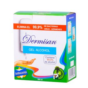 Gel Para Dispensador 500Ml Antiseptic - DERMISAN