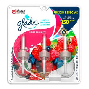 Glade Aceites Mora Radiante Rep X3 63Ml - GLADE