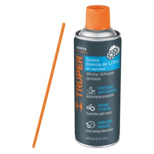 Grasa blanca de litio en aerosol 295 ml - TRUPER