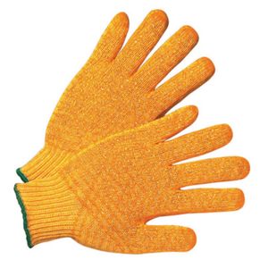 Guante P/Trabajo Algodon/Pvc T/S Naranja - TRITON