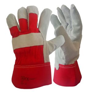 Guante P/Trabajo P/Cuero/Lona T/L Rojo - TRITON