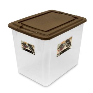 Guardamovil Briko con tapa grande café camel. - CASA PICA