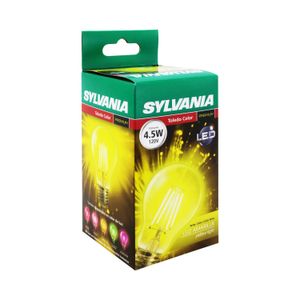 Foco Filamento A60 Amarillo 4.5W Sylvania - SYLVANIA