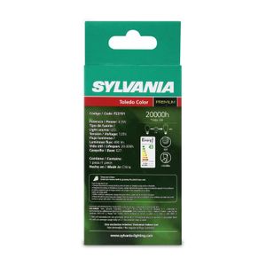Foco Filamento A60 Verde 4.5W Sylvania - SYLVANIA