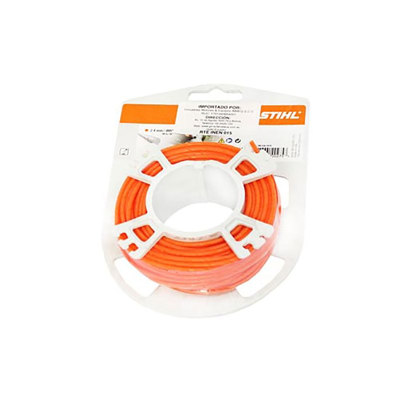 Hilo-Nylon-Redondo-2.4Mm-14.6Mt-Naranja-Stihl