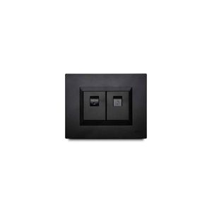 Jack Telefono Doble Negro Plura Veto - VETO