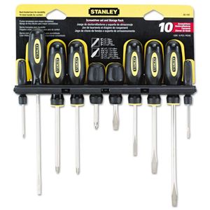 Jgo 10Pz Desarmadores Stanley P/Magnetic - STANLEY