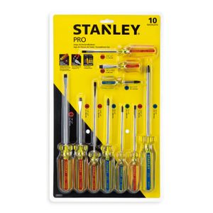 Jgo 10Pz Desarmadores Stanley Pro - STANLEY