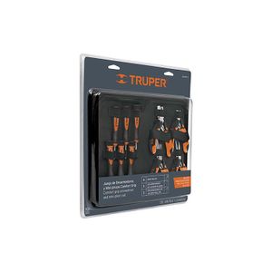 Juego 6 desarmadores de joyero y 4 mini pinzas Comfort Grip - TRUPER