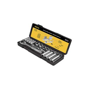 Juego de 21 herramientas 3/8" std para mecánico - PRETUL