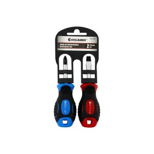 Jgo 2Pz Desarmadores P/Magnet M/Goma Toolba - TOOLBASIX