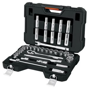 Juego de 36 herramientas cuadro 1/2" mm para mecánico - TRUPER