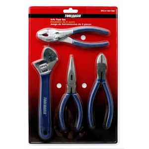 Jgo 4Pzs Alicates Y Llave Topmost - TOPMOST
