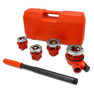 Jgo 4Pzs Terraja 1/2Pa 1 1/4P P/Tubo Pvc - EVTOOLS